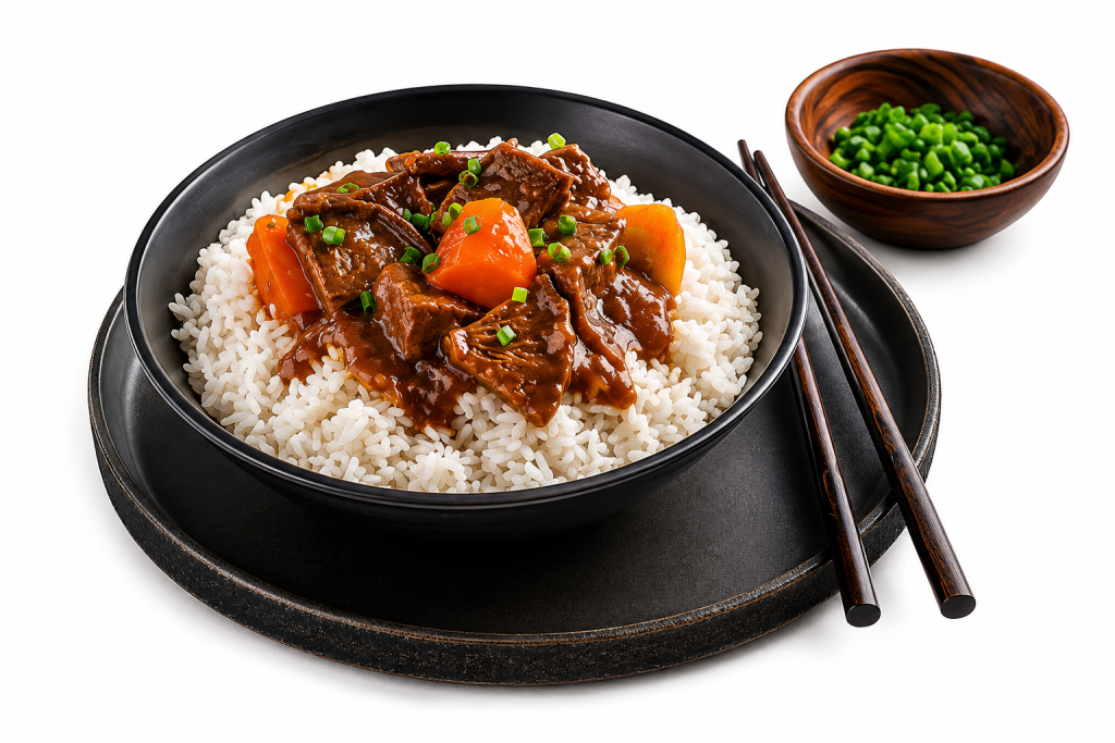 Braised Beef – لحم بقر مطهو ببطء