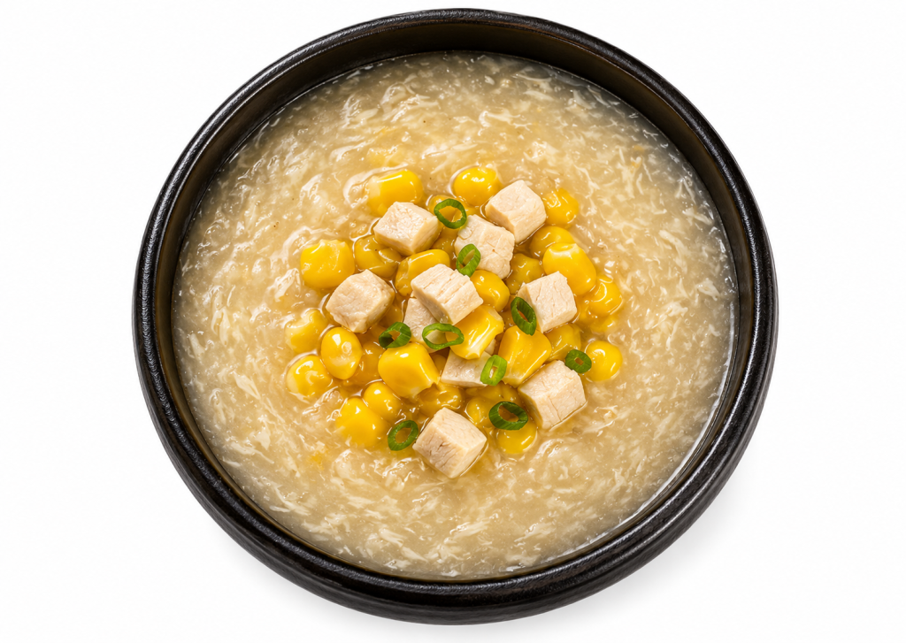 Chicken Corn soup – شوربة ذرة بالدجاج