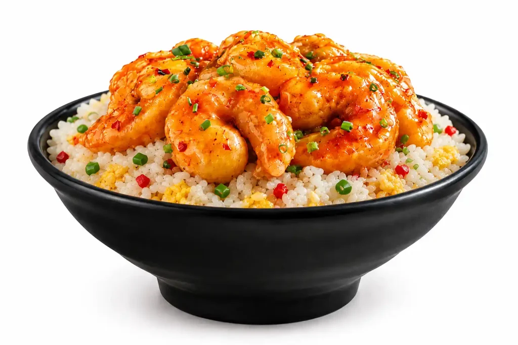 Dynamite Shrimp Rice Bowl – بول أرز بالجمبري الديناميت