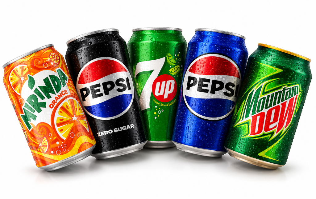 Soft Drinks Regular / Large – مشروبات غازية عادي / كبير