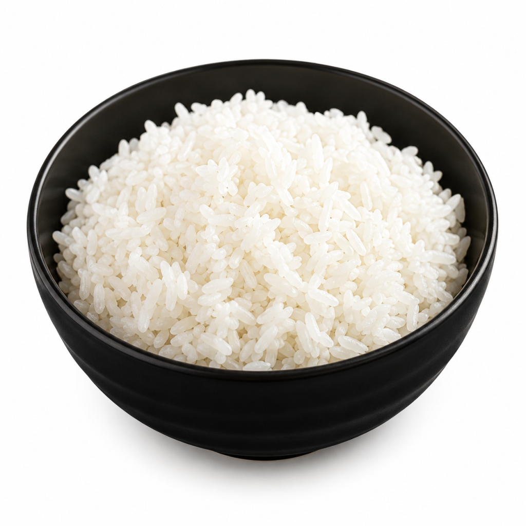 Steamed Rice – أرز مطبوخ على البخار